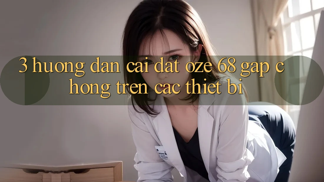 3. Hướng Dẫn Cài đặt Oze 68 Gấp Chóng Trên Các Thiết Bị 3. Hướng Dẫn Cài đặt Oze 68 Gấp Chóng Trên Các Thiết Bị
