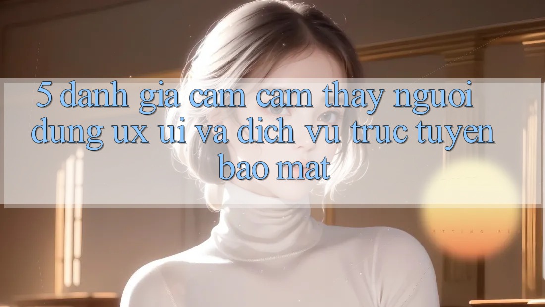 5. Đánh Giá Cảm cảm thấy Người Dùng (UX/UI) Và Dịch vụ trực tuyến Bảo Mật 5. Đánh Giá Cảm cảm thấy Người Dùng (UX/UI) Và Dịch vụ trực tuyến Bảo Mật