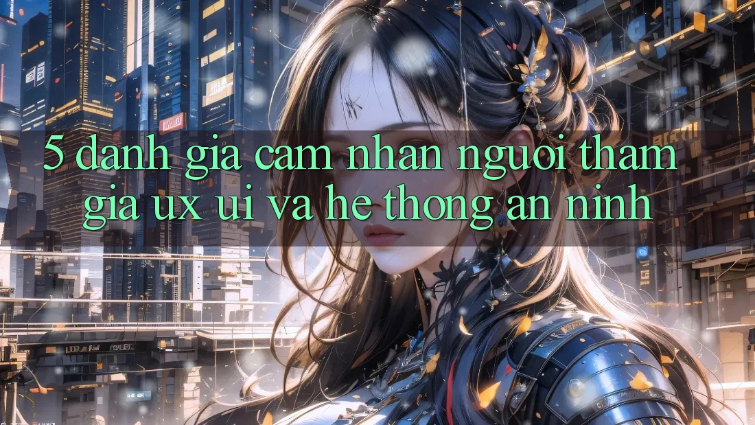 5. Đánh Giá Cảm nhận Người tham gia (UX/UI) Và Hệ Thống An ninh 5. Đánh Giá Cảm nhận Người tham gia (UX/UI) Và Hệ Thống An ninh