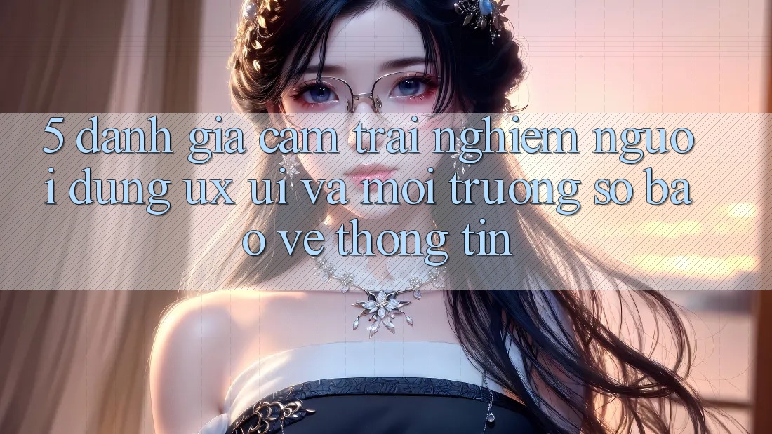 5. Đánh Giá Cảm trải nghiệm Người Dùng (UX/UI) Và Môi trường số Bảo vệ thông tin