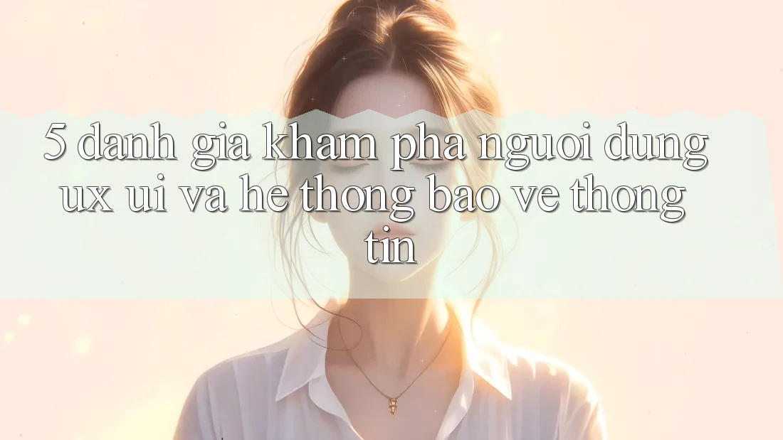5. Đánh Giá Khám phá Người Dùng (UX/UI) Và Hệ Thống Bảo vệ thông tin