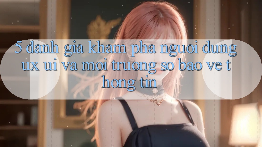 5. Đánh Giá Khám phá Người Dùng (UX/UI) Và Môi trường số Bảo vệ thông tin