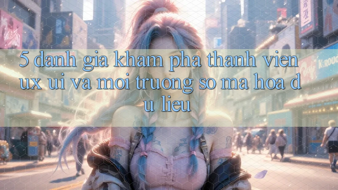 5. Đánh Giá Khám phá Thành viên (UX/UI) Và Môi trường số Mã hóa dữ liệu