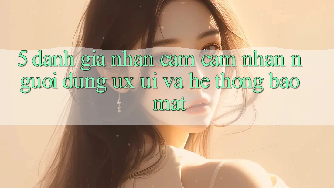 5. Đánh Giá Nhận cảm cảm nhận Người Dùng (UX/UI) Và Hệ Thống Bảo Mật