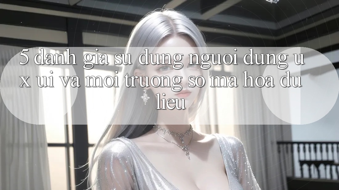 5. Đánh Giá Sử dụng Người Dùng (UX/UI) Và Môi trường số Mã hóa dữ liệu