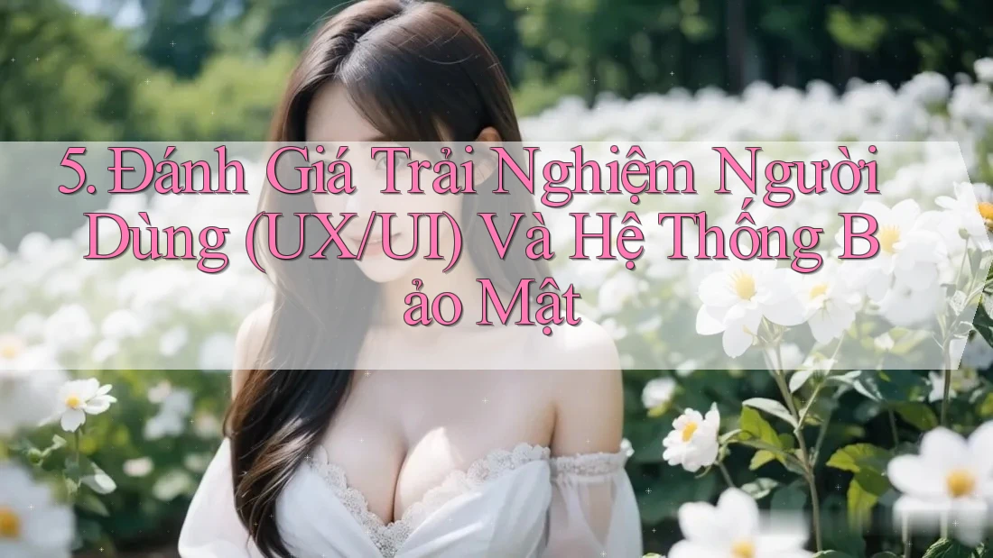 5. Đánh Giá Trải Nghiệm Người Dùng (UX/UI) Và Hệ Thống Bảo Mật 5. Đánh Giá Trải Nghiệm Người Dùng (UX/UI) Và Hệ Thống Bảo Mật