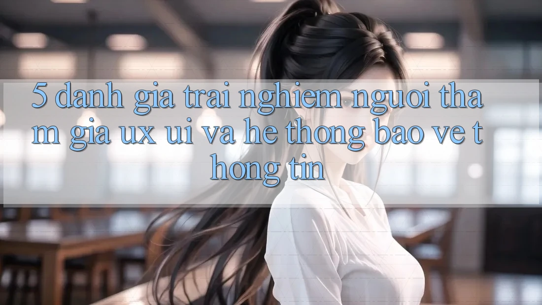 5. Đánh Giá Trải Nghiệm Người tham gia (UX/UI) Và Hệ Thống Bảo vệ thông tin