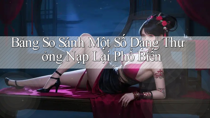 Bảng So Sánh Một Số Dạng Thưởng Nạp Lại Phổ Biến Bảng So Sánh Một Số Dạng Thưởng Nạp Lại Phổ Biến