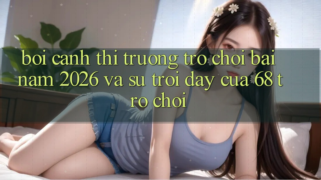 Bối Cảnh Thị Trường Trò chơi Bài Năm 2026 Và Sự Trỗi Dậy Của 68 Trò chơi Bối Cảnh Thị Trường Trò chơi Bài Năm 2026 Và Sự Trỗi Dậy Của 68 Trò chơi