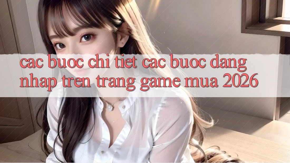 Các bước Chi Tiết Các Bước Đăng Nhập Trên Trang Game Mùa 2026