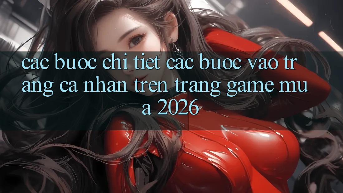 Các bước Chi Tiết Các Bước Vào trang cá nhân Trên Trang Game Mùa 2026 Các bước Chi Tiết Các Bước Vào trang cá nhân Trên Trang Game Mùa 2026