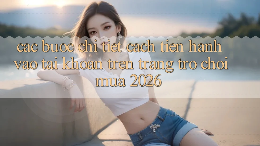 Các bước Chi Tiết Cách tiến hành Vào tài khoản Trên Trang Trò chơi Mùa 2026