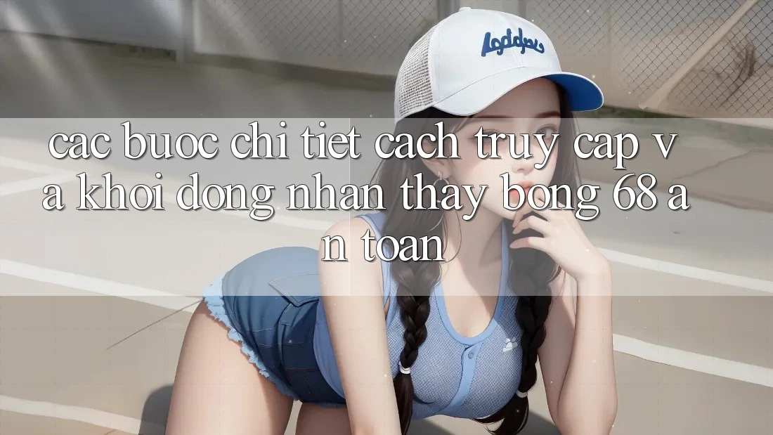 Các bước Chi Tiết Cách Truy Cập Và Khởi động Nhận thấy bong 68 An Toàn