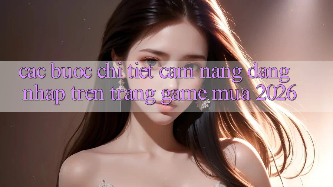 Các bước Chi Tiết Cẩm nang Đăng Nhập Trên Trang Game Mùa 2026 Các bước Chi Tiết Cẩm nang Đăng Nhập Trên Trang Game Mùa 2026