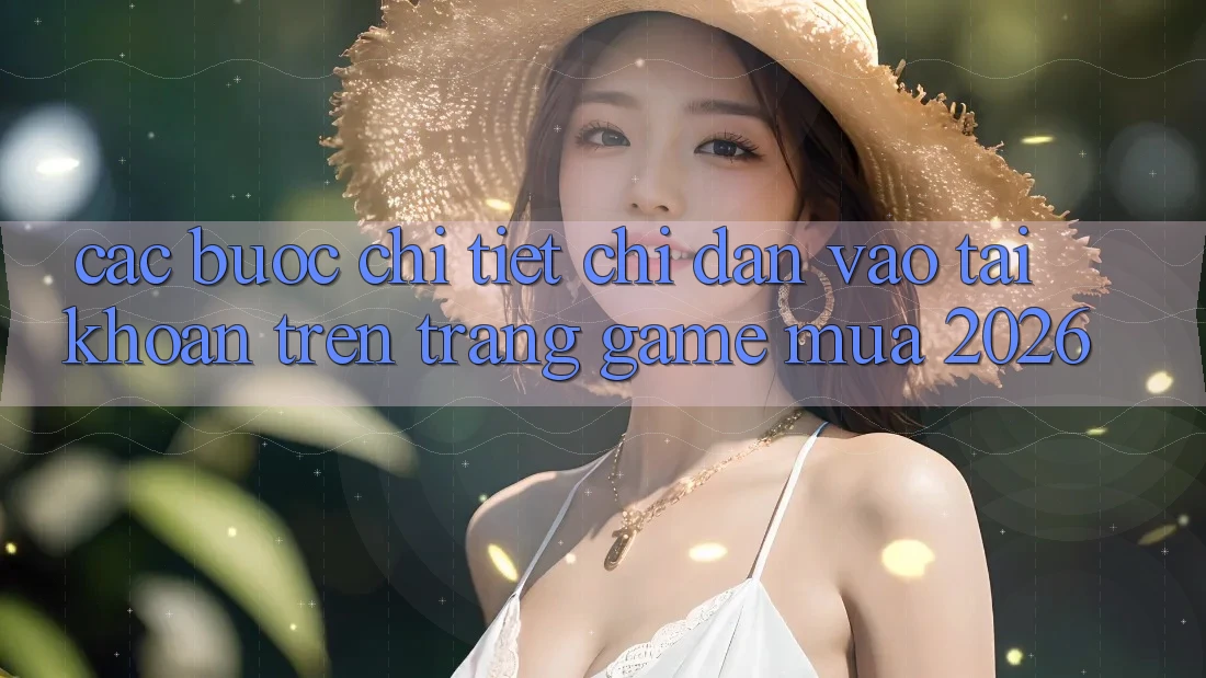 Các bước Chi Tiết Chỉ dẫn Vào tài khoản Trên Trang Game Mùa 2026