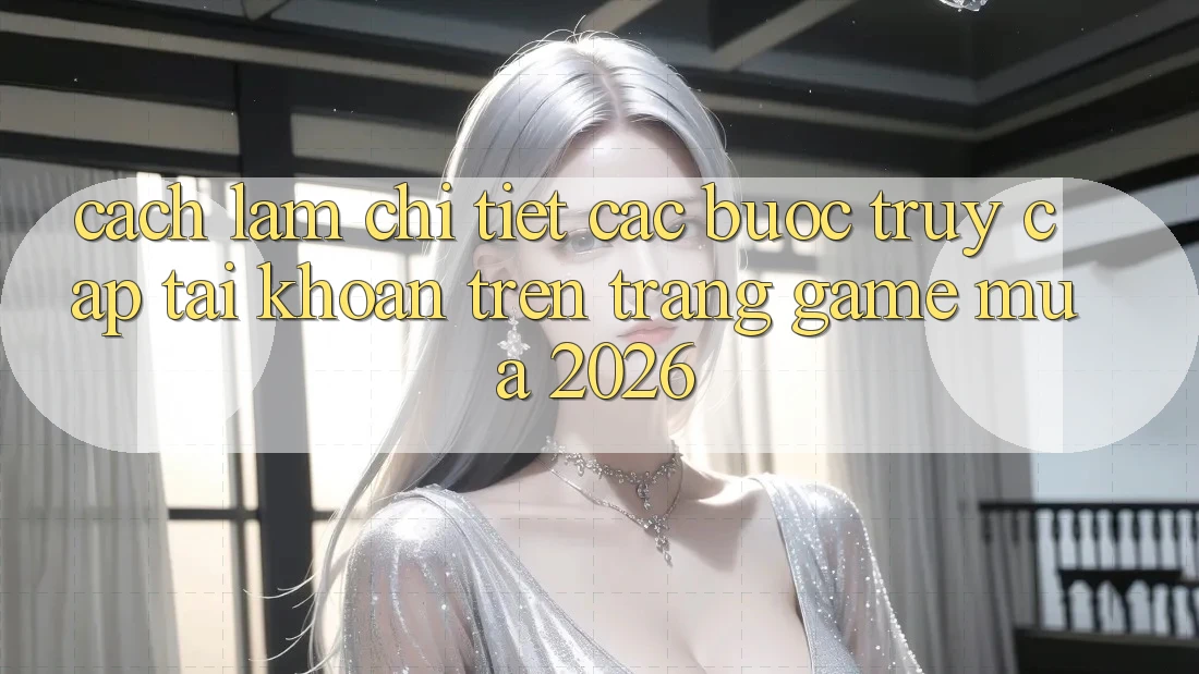 Cách làm Chi Tiết Các Bước Truy cập tài khoản Trên Trang Game Mùa 2026 Cách làm Chi Tiết Các Bước Truy cập tài khoản Trên Trang Game Mùa 2026