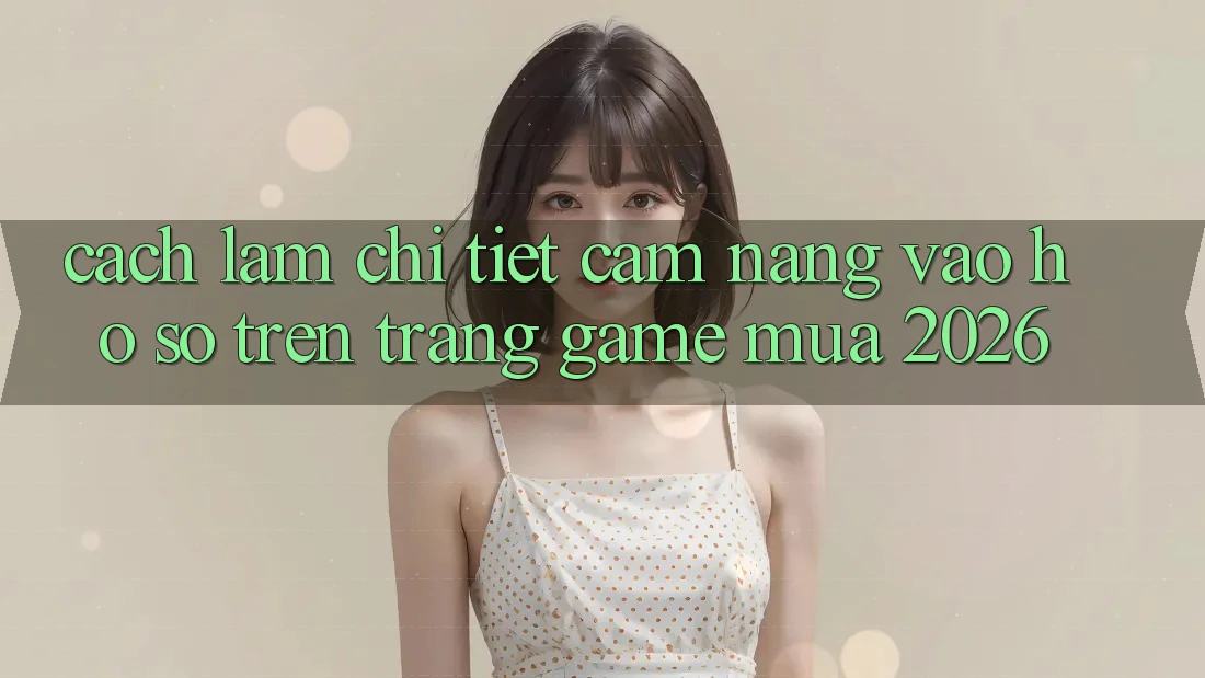 Cách làm Chi Tiết Cẩm nang Vào hồ sơ Trên Trang Game Mùa 2026