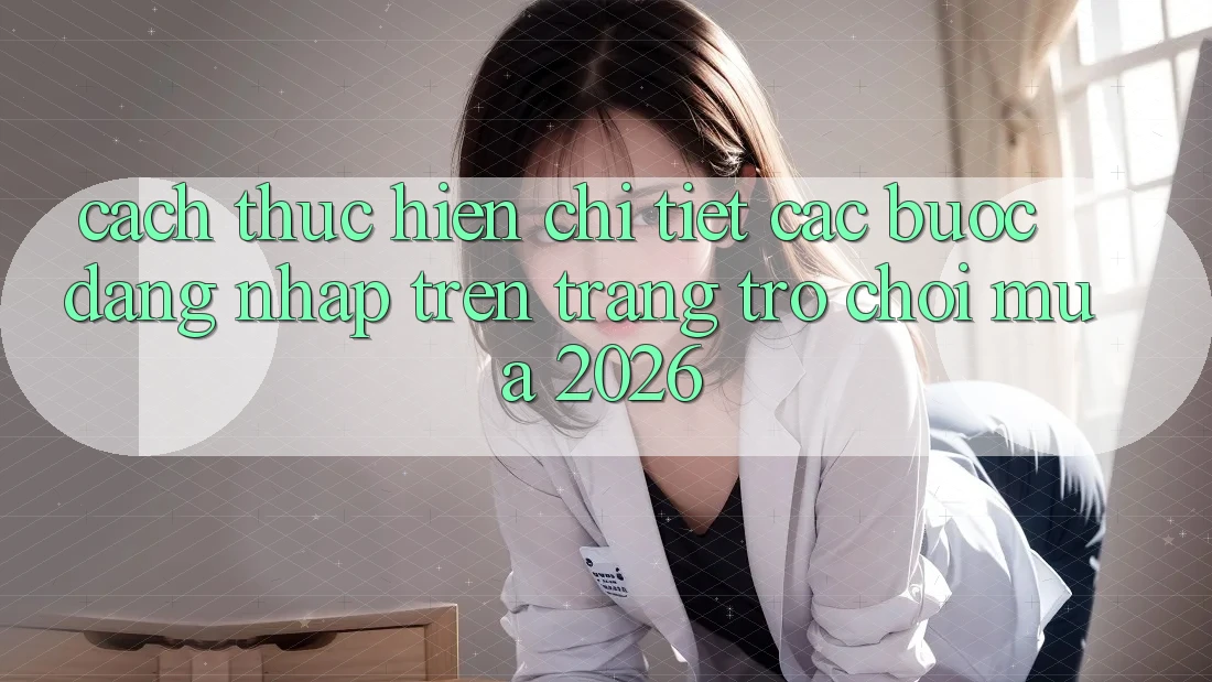 Cách thực hiện Chi Tiết Các Bước Đăng Nhập Trên Trang Trò chơi Mùa 2026 Cách thực hiện Chi Tiết Các Bước Đăng Nhập Trên Trang Trò chơi Mùa 2026