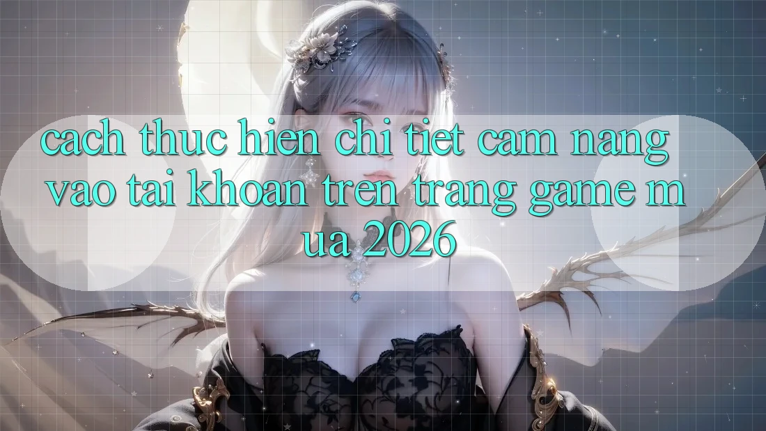 Cách thực hiện Chi Tiết Cẩm nang Vào tài khoản Trên Trang Game Mùa 2026 Cách thực hiện Chi Tiết Cẩm nang Vào tài khoản Trên Trang Game Mùa 2026