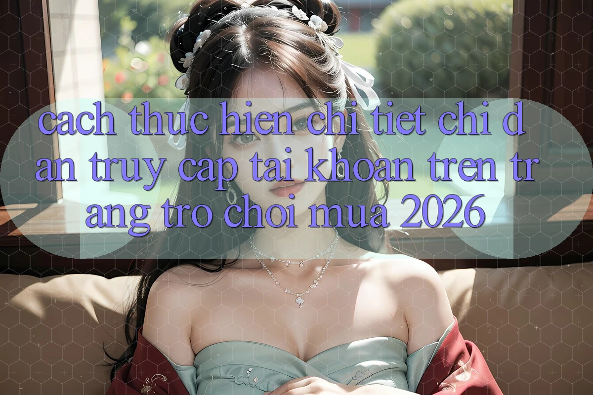 Cách thực hiện Chi Tiết Chỉ dẫn Truy cập tài khoản Trên Trang Trò chơi Mùa 2026 Cách thực hiện Chi Tiết Chỉ dẫn Truy cập tài khoản Trên Trang Trò chơi Mùa 2026