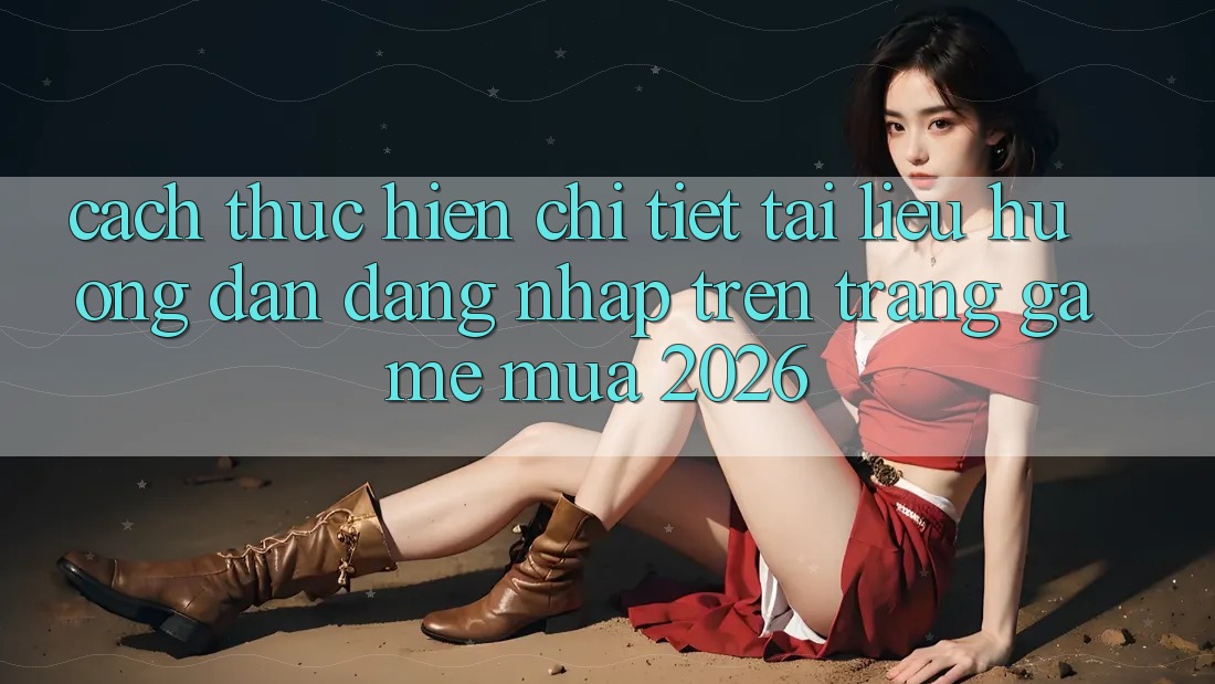 Cách thực hiện Chi Tiết Tài liệu hướng dẫn Đăng nhập Trên Trang Game Mùa 2026