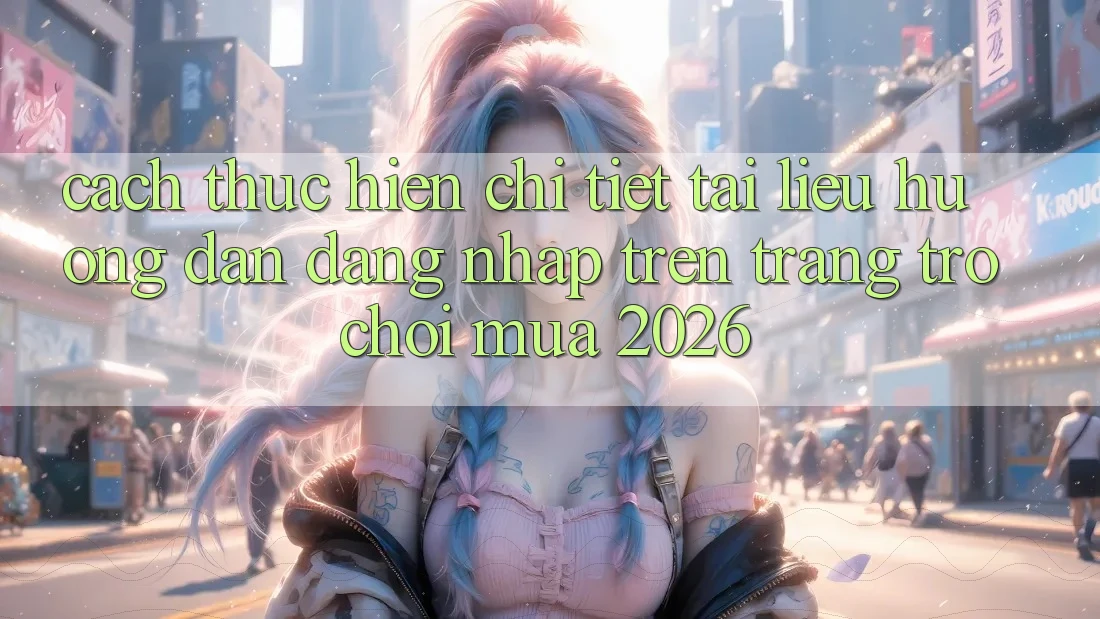 Cách thực hiện Chi Tiết Tài liệu hướng dẫn Đăng Nhập Trên Trang Trò chơi Mùa 2026