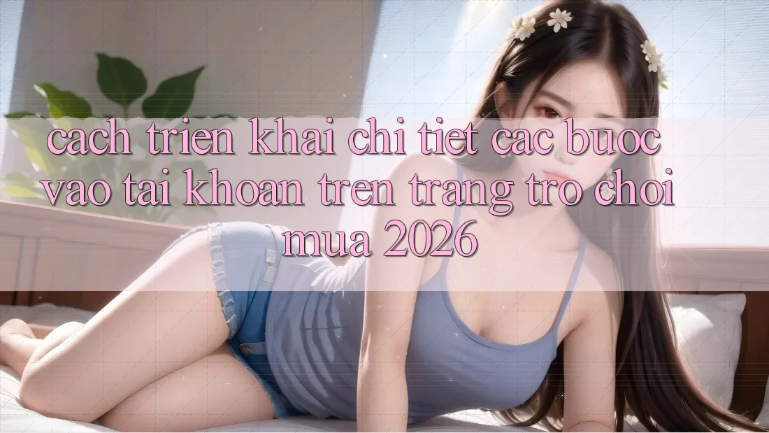 Cách triển khai Chi Tiết Các Bước Vào tài khoản Trên Trang Trò chơi Mùa 2026 Cách triển khai Chi Tiết Các Bước Vào tài khoản Trên Trang Trò chơi Mùa 2026