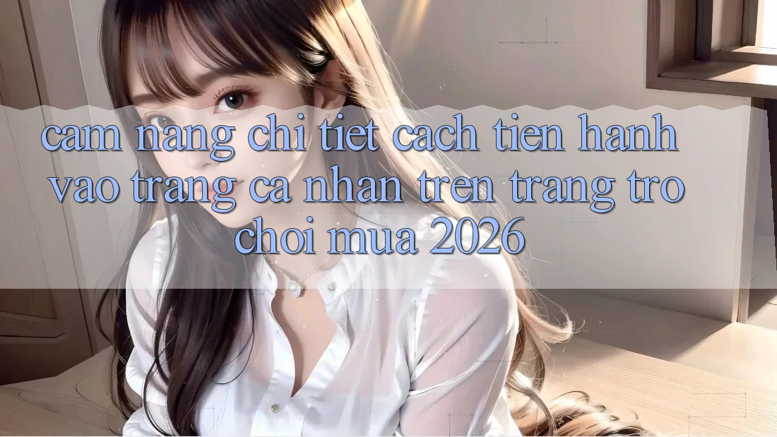 Cẩm nang Chi Tiết Cách tiến hành Vào trang cá nhân Trên Trang Trò chơi Mùa 2026