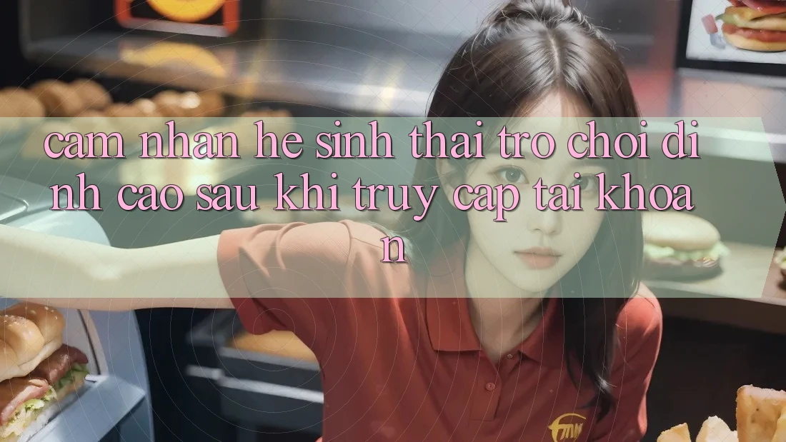 Cảm nhận Hệ Sinh Thái Trò Chơi Đỉnh Cao Sau Khi Truy cập tài khoản Cảm nhận Hệ Sinh Thái Trò Chơi Đỉnh Cao Sau Khi Truy cập tài khoản