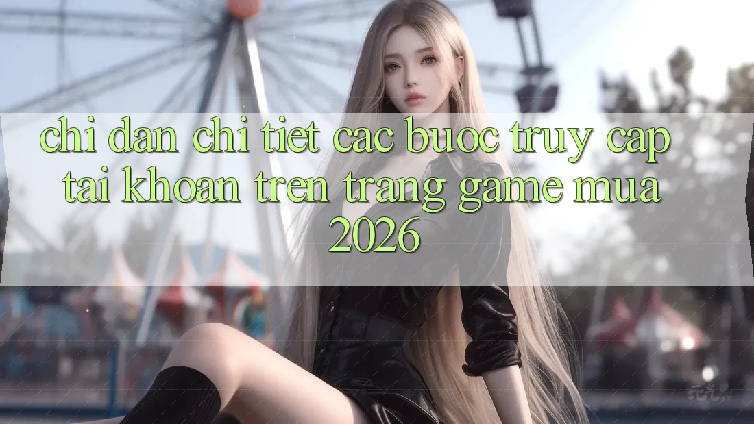 Chỉ dẫn Chi Tiết Các Bước Truy cập tài khoản Trên Trang Game Mùa 2026