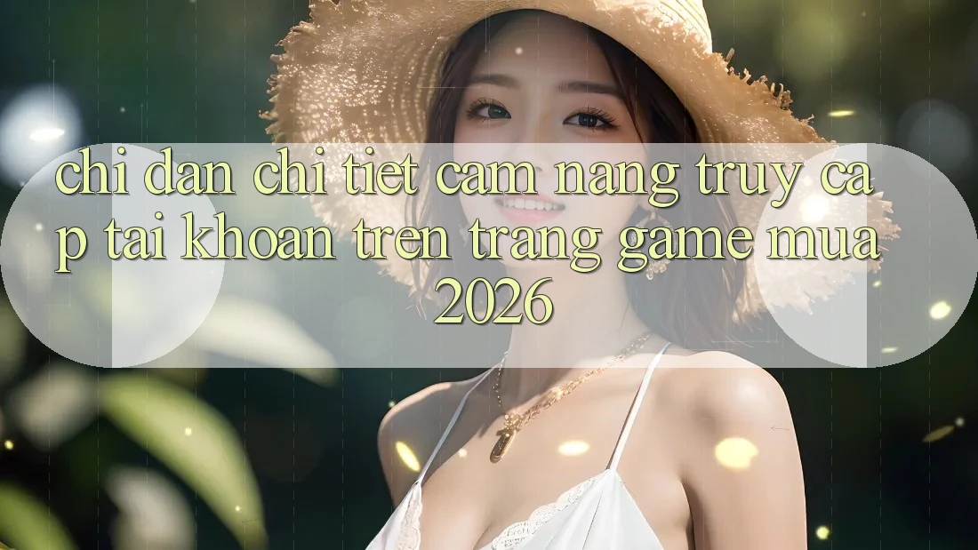 Chỉ dẫn Chi Tiết Cẩm nang Truy cập tài khoản Trên Trang Game Mùa 2026