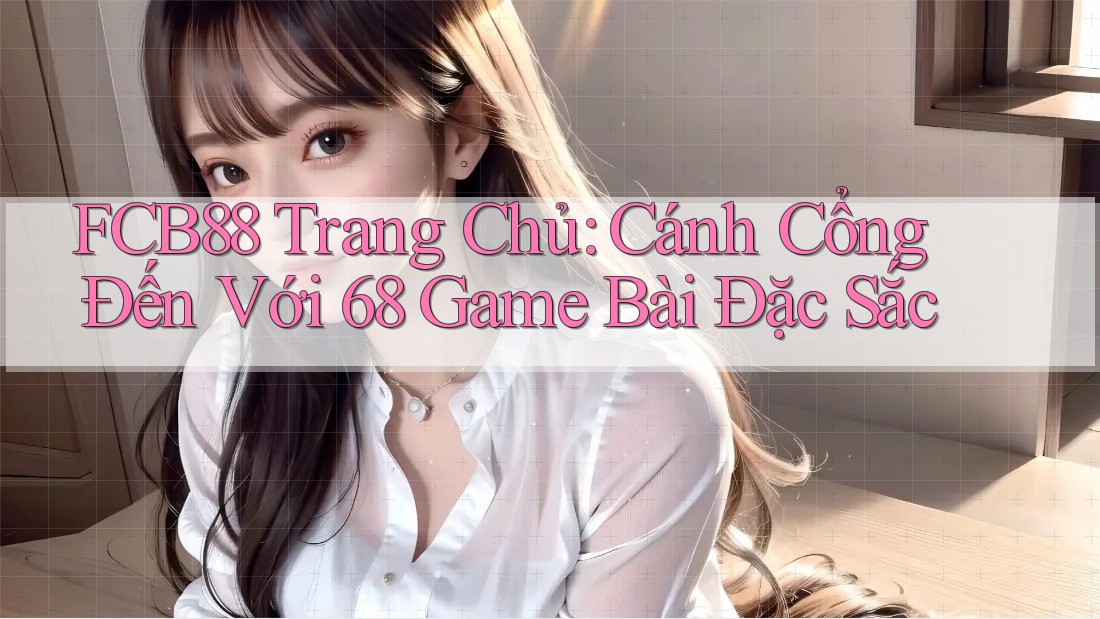 FCB88 Trang Chủ: Cánh Cổng Đến Với 68 Game Bài Đặc Sắc