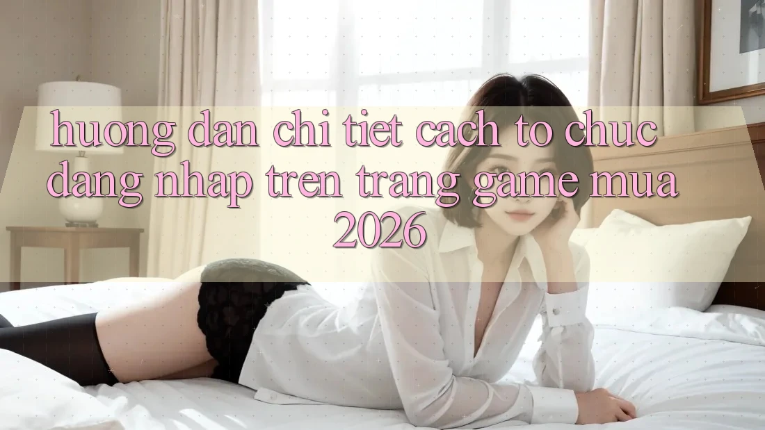Hướng Dẫn Chi Tiết Cách tổ chức Đăng Nhập Trên Trang Game Mùa 2026