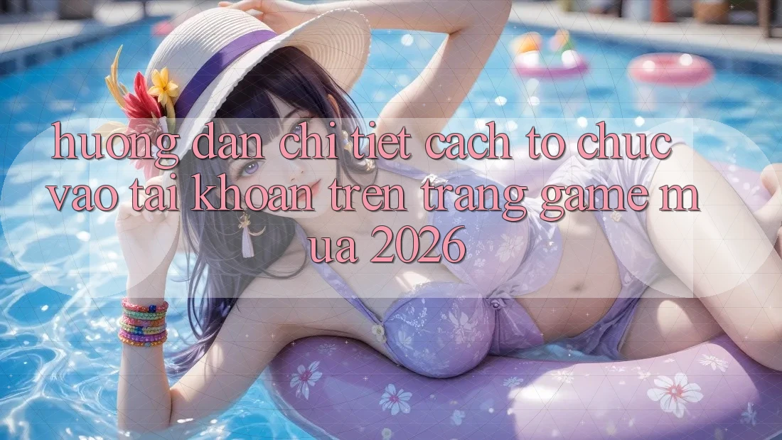 Hướng Dẫn Chi Tiết Cách tổ chức Vào tài khoản Trên Trang Game Mùa 2026