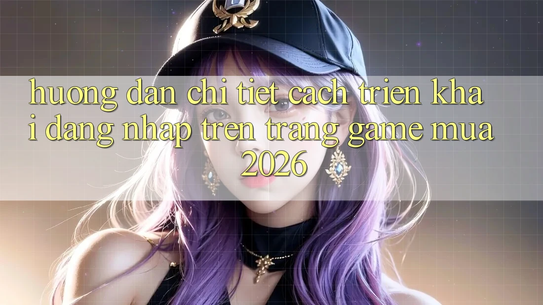 Hướng Dẫn Chi Tiết Cách triển khai Đăng Nhập Trên Trang Game Mùa 2026