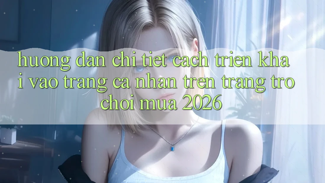 Hướng Dẫn Chi Tiết Cách triển khai Vào trang cá nhân Trên Trang Trò chơi Mùa 2026