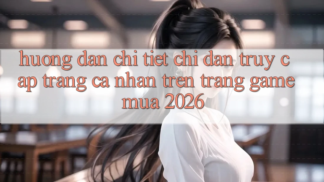 Hướng Dẫn Chi Tiết Chỉ dẫn Truy cập trang cá nhân Trên Trang Game Mùa 2026