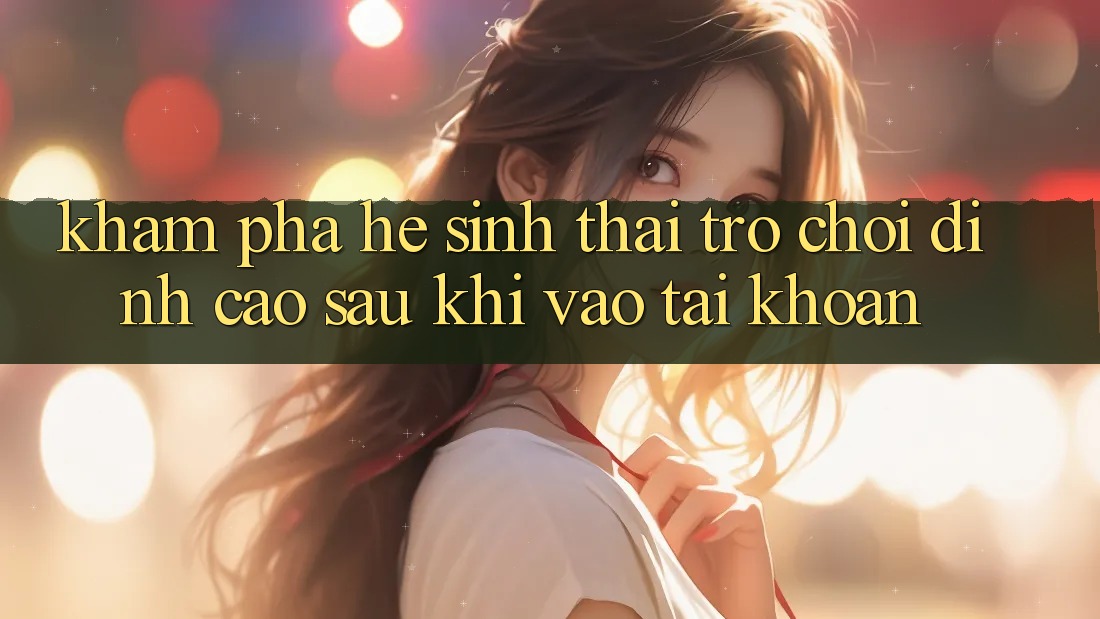 Khám Phá Hệ Sinh Thái Trò Chơi Đỉnh cao Sau Khi Vào tài khoản Khám Phá Hệ Sinh Thái Trò Chơi Đỉnh cao Sau Khi Vào tài khoản