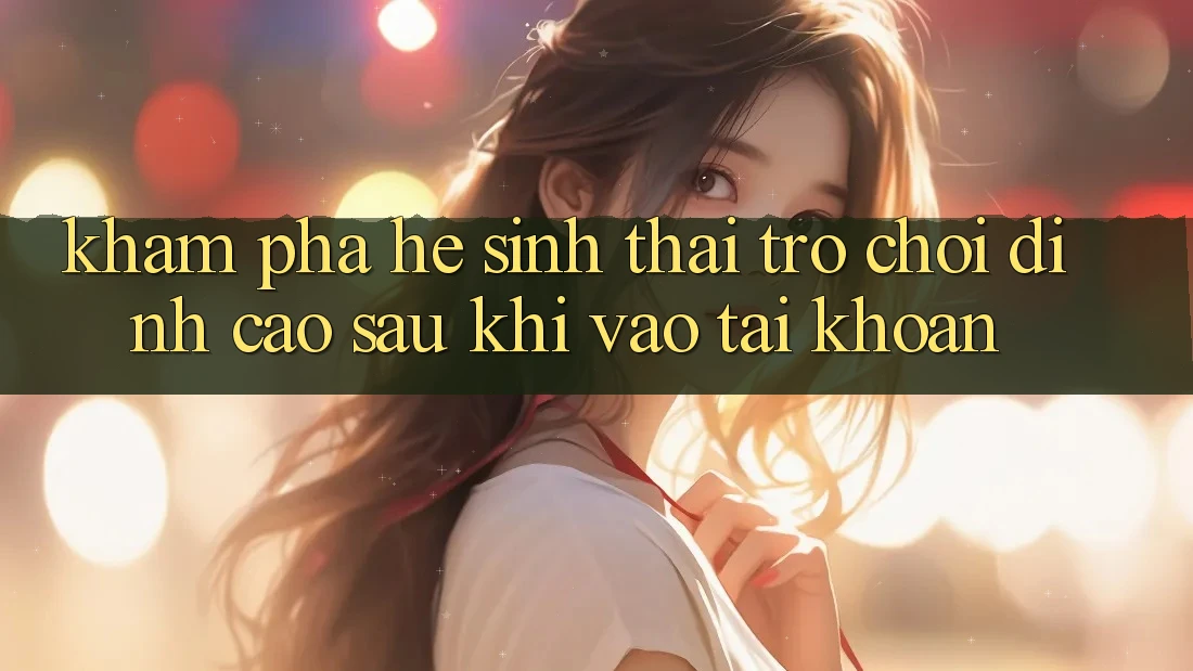 Khám Phá Hệ Sinh Thái Trò Chơi Đỉnh Cao Sau Khi Vào tài khoản Khám Phá Hệ Sinh Thái Trò Chơi Đỉnh Cao Sau Khi Vào tài khoản