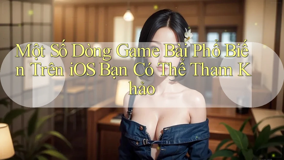 Một Số Dòng Game Bài Phổ Biến Trên iOS Bạn Có Thể Tham Khảo Một Số Dòng Game Bài Phổ Biến Trên iOS Bạn Có Thể Tham Khảo