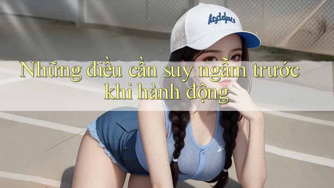 Những điều cần suy ngẫm trước khi hành động Những điều cần suy ngẫm trước khi hành động