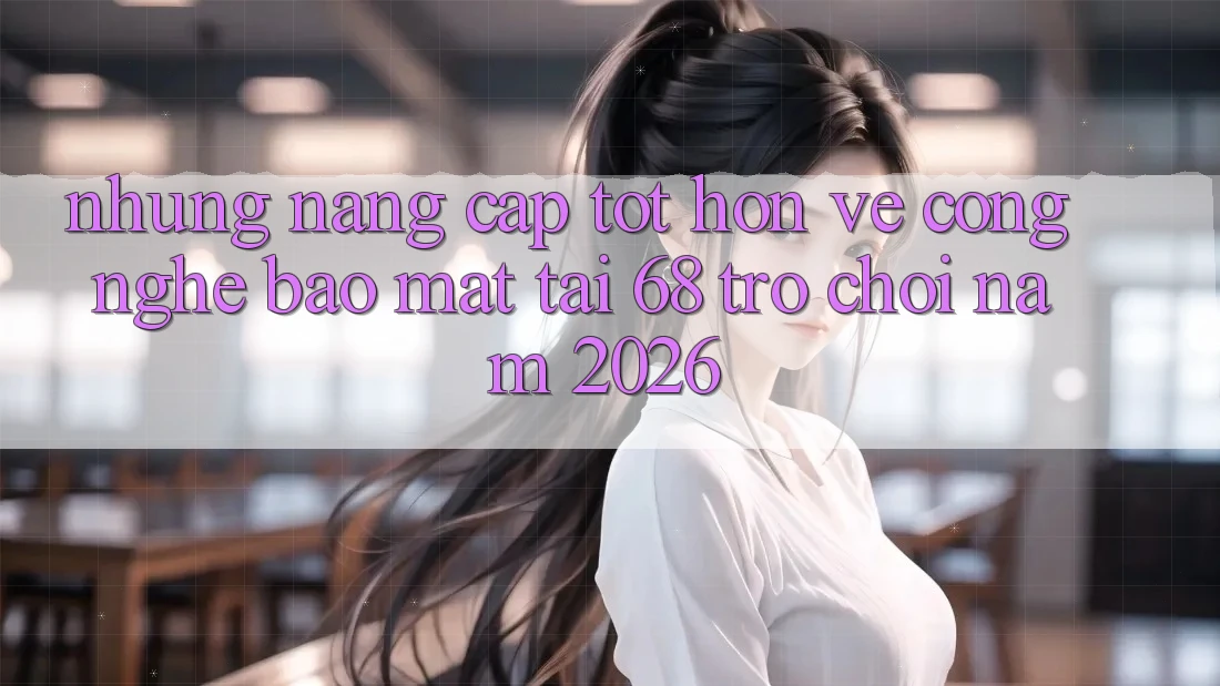 Những Nâng Cấp Tốt hơn Về Công Nghệ Bảo Mật Tại 68 Trò chơi Năm 2026
