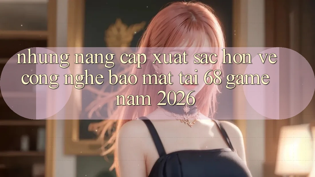 Những Nâng Cấp Xuất sắc hơn Về Công Nghệ Bảo mật Tại 68 Game Năm 2026 Những Nâng Cấp Xuất sắc hơn Về Công Nghệ Bảo mật Tại 68 Game Năm 2026