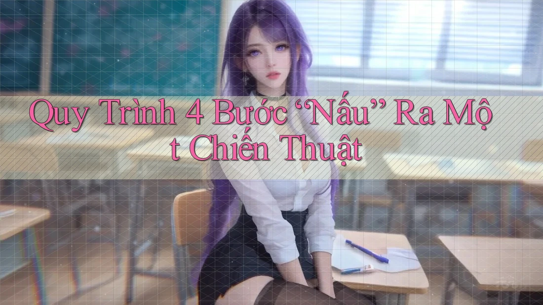 Quy Trình 4 Bước “Nấu” Ra Một Chiến Thuật