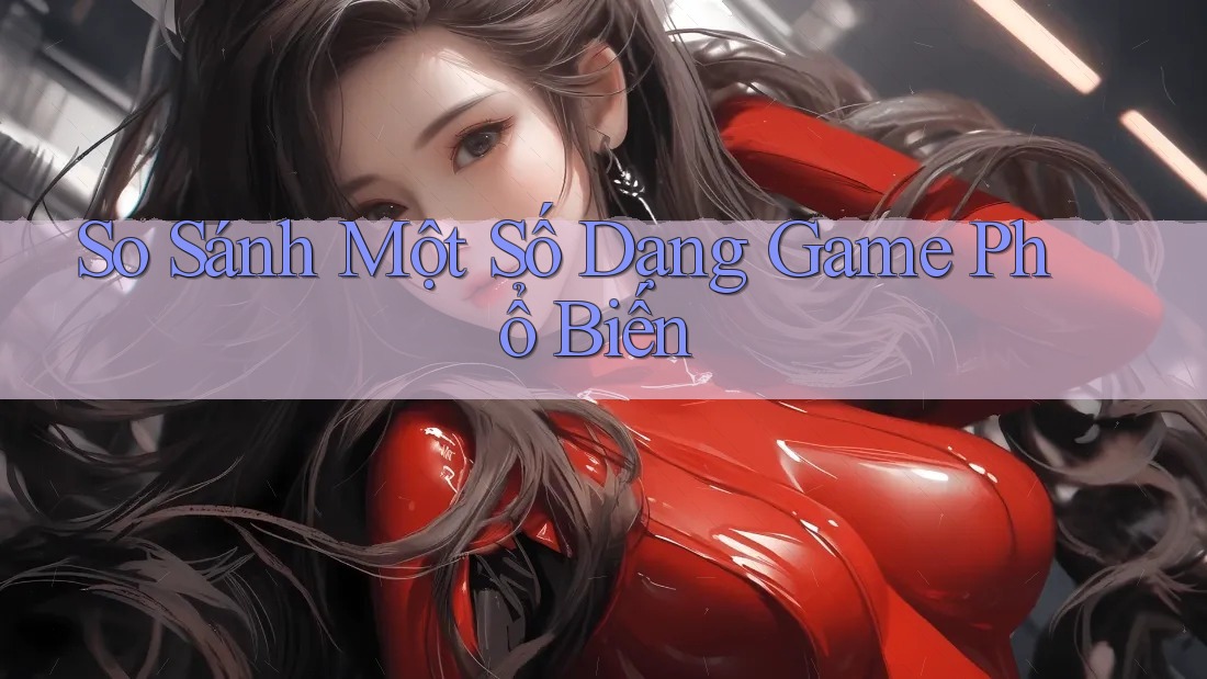 So Sánh Một Số Dạng Game Phổ Biến So Sánh Một Số Dạng Game Phổ Biến