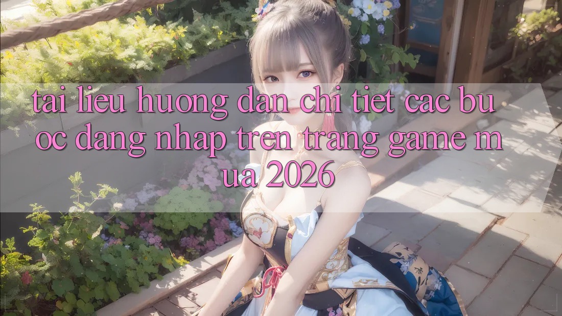 Tài liệu hướng dẫn Chi Tiết Các Bước Đăng Nhập Trên Trang Game Mùa 2026 Tài liệu hướng dẫn Chi Tiết Các Bước Đăng Nhập Trên Trang Game Mùa 2026