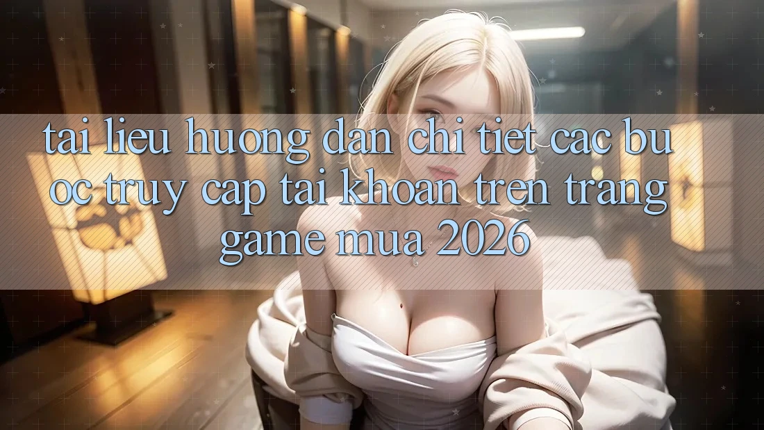 Tài liệu hướng dẫn Chi Tiết Các Bước Truy cập tài khoản Trên Trang Game Mùa 2026 Tài liệu hướng dẫn Chi Tiết Các Bước Truy cập tài khoản Trên Trang Game Mùa 2026