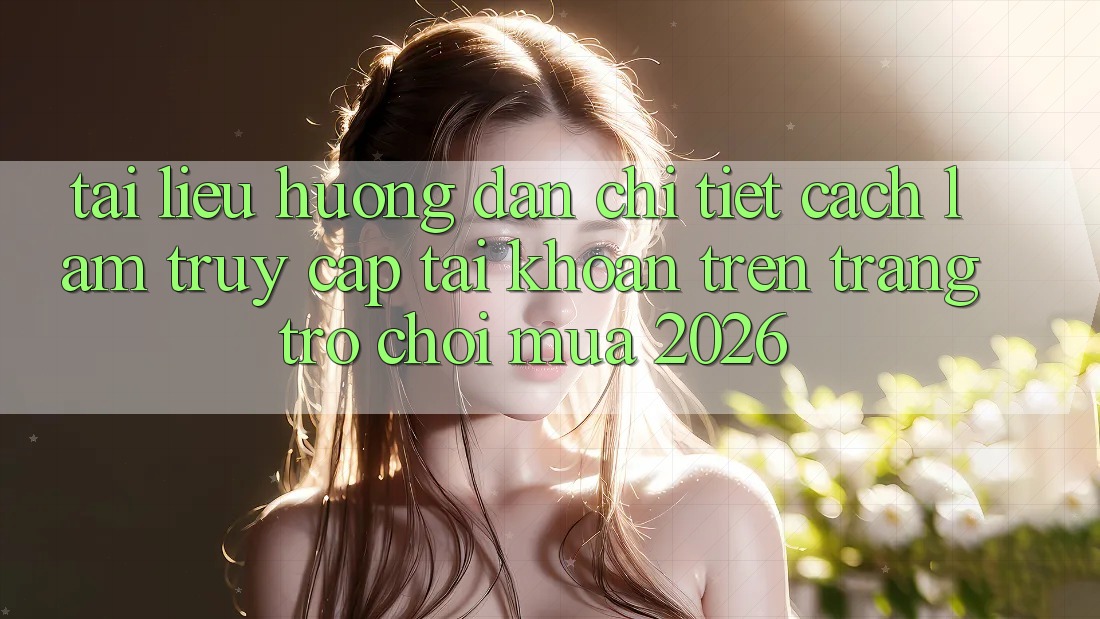 Tài liệu hướng dẫn Chi Tiết Cách làm Truy cập tài khoản Trên Trang Trò chơi Mùa 2026