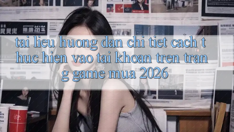 Tài liệu hướng dẫn Chi Tiết Cách thực hiện Vào tài khoản Trên Trang Game Mùa 2026 Tài liệu hướng dẫn Chi Tiết Cách thực hiện Vào tài khoản Trên Trang Game Mùa 2026
