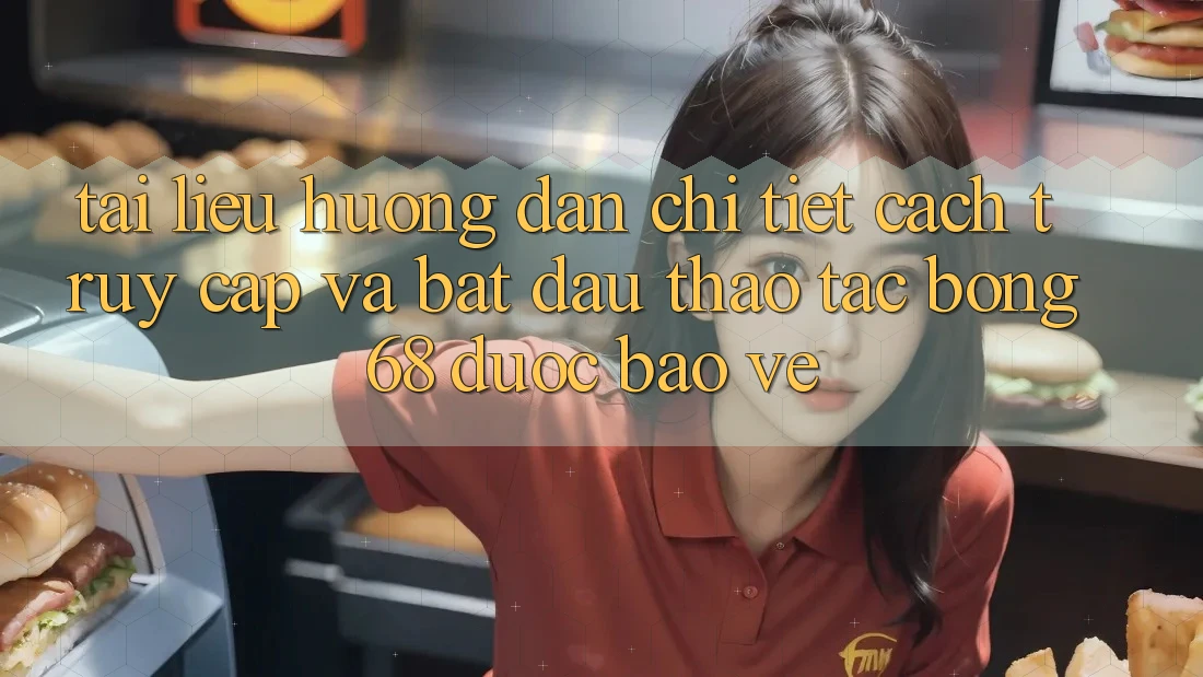 Tài liệu hướng dẫn Chi Tiết Cách Truy Cập Và Bắt Đầu Thao tác bong 68 Được bảo vệ